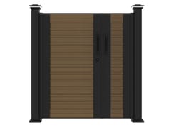 Cancello a battente in alluminio&nbsp;AURORA - YARDCOM