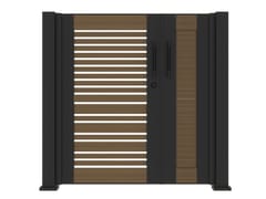 Cancello a battente in alluminio&nbsp;MOONLIGHT - YARDCOM