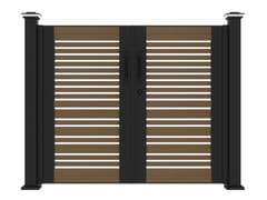 Cancello a battente in alluminio&nbsp;MOONLIGHT - YARDCOM