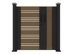 Cancello a battente in alluminio&nbsp;ROSY CLOUDS - YARDCOM