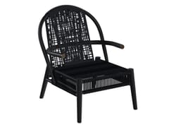 Poltrona da giardino in rattan con braccioli&nbsp;ZITHER - YARDCOM