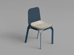 Sedia in metallo con seduta imbottita&nbsp;AUDACE - EUROTECH FZCO