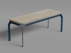 Panca con struttura in metallo e seduta in tessuto&nbsp;AUDACE - EUROTECH FZCO