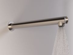Soffione doccia a muro in acciaio inox con getto fisso&nbsp;TUBEX - RUBINETTERIE ZAZZERI