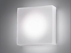Lampada da parete / lampada da soffitto in vetro satinato&nbsp;CAORLE - ZAFFERANO AILATI LIGHTS