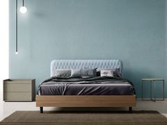 Letto matrimoniale con testiera imbottita&nbsp;WING - ZALF