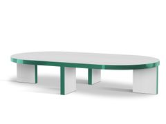 Tavolino ovale basso in MDF&nbsp;SLICE ME NICE - ZANOTTA