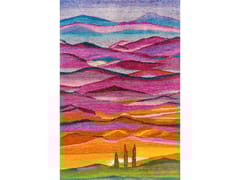 Tappeto rettangolare in lana&nbsp;ENCHANTING LANDSCAPE 1 - ZOLLANVARI