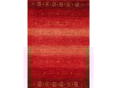 Tappeto rettangolare in lana&nbsp;STRIPES WITH FLORA & FAUNA IN PENS 1 - ZOLLANVARI