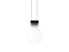 Lampada a sospensione a LED in vetro opale BOLD - A-EMOTIONAL LIGHT - CALOR COLOR