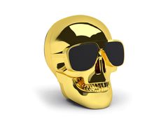 Diffusore acustico Bluetooth&nbsp;AEROSKULL NANO Gold | JARRE - ARCHIPRODUCTS.COM