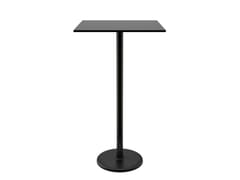 Tavolo alto quadrato in metallo verniciato e top in HPL ALFIERE A/Q-600 - CERANTOLA