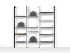 Libreria a parete in metallo e vetro&nbsp;ALBA - ARFLEX