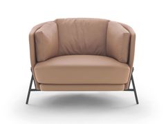 Poltrona in pelle con braccioli&nbsp;CRADLE - ARFLEX