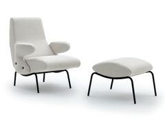 Poltrona in tessuto con poggiapiedi&nbsp;DELFINO - ARFLEX