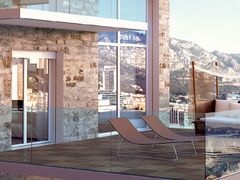 Balaustra a montaggio laterale regolabile&nbsp;B-6200 LUXOR BALCONY - METALGLAS BONOMI