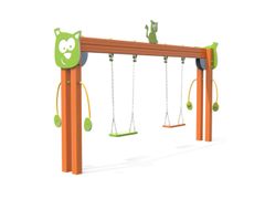 Altalena in alluminio&nbsp;CAT SWING BABY 2T - STILEURBANO