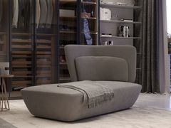 Chaise longue imbottita in velluto&nbsp;SOHO | Chaise longue - EMMEBI