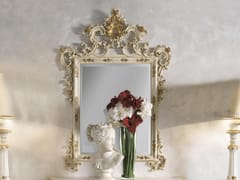 Specchio in legno massello con cornice da parete DONATELLO | Specchio - GUERRA VANNI