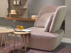 Poltroncina imbottita in velluto&nbsp;SOHO | Poltroncina - EMMEBI