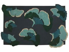 Tappeto a fiori fatto a mano rettangolare&nbsp;GINKGO | Tappeto rettangolare - TOULEMONDE BOCHART