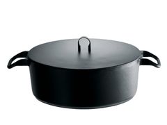 Casseruola ovale in ghisa con coperchio&nbsp;LA CINTURA DI ORIONE | Casseruola in ghisa - ALESSI