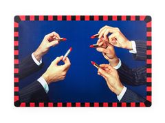 Tovaglietta rettangolare in polipropilene&nbsp;LIPSTICKS | Tovaglietta - SELETTI