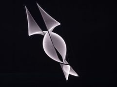 Lampada a sospensione fatta a mano a LED in tessuto&nbsp;IIII.08 DOUBLE - LLLL