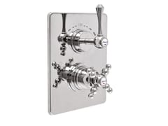 Miscelatore per doccia a 2 fori termostatico con piastra LONDRA - 8212-LN - RUBINETTERIA GIULINI GIOVANNI