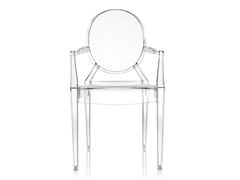 Sedia in stile moderno con braccioli&nbsp;LOUIS GHOST Crystal | KARTELL - ARCHIPRODUCTS.COM