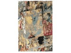 Tappeto a motivi rettangolare in lana&nbsp;PALETTE | Tappeto rettangolare - TOULEMONDE BOCHART