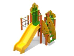 Struttura ludica in polietilene&nbsp;PICCOLO CESPUGLIO PALESTRA - STILEURBANO