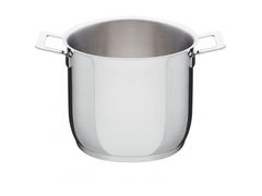 Pentola alta in acciaio inox con manici&nbsp;POTS&PANS | Pentola - ALESSI