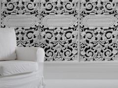 WHITE CAST METAL GATE