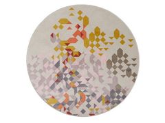 Tappeto rotondo Jacquard stampato a tessitura&nbsp;PROFUMO DI LAVANDA NEW | Tappeto rotondo - MEMEDESIGN