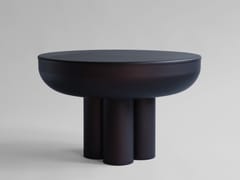 Tavolino basso da caff rotondo in alluminio CROWN - 101 COPENHAGEN