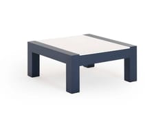 Tavolino basso in alluminio termolaccato ISLABLANCA - GANDIA BLASCO