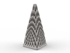 Lampada in cemento stampata in 3D&nbsp;PYRAMIDE - STUDIOOBERHAUSER
