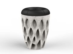 Portarifiuti in cemento stampato in 3D&nbsp;TRASH BIN - STUDIOOBERHAUSER