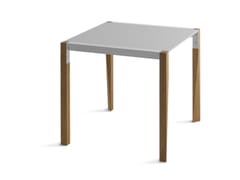 Tavolino da bistrot quadrato in Fenix e legno massello TANGO BISTROT - HORM ITALIA