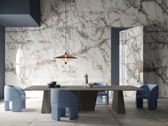 Pavimento/rivestimento in gres porcellanato effetto marmo ULTRA MARMI - IMPERIAL GREY - ARIOSTEA