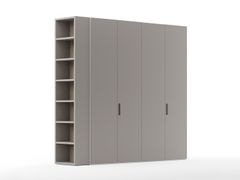 Wardrobe with hinged / folding door