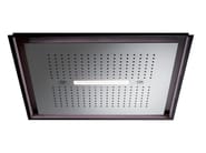 SOFFIONI CON CROMOTERAPIA by newform - Soffione doccia a LED in acciaio inox con 3 getti con illuminazione