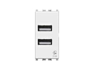 4B.V14.USB.24 by 4 BOX - Alimentatore da incasso USB 2.4 per serie civile - 2