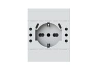 4BUSBP503.KW by 4 BOX - Presa elettrica a 3 moduli con USB - 2