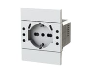 4BUSBP503.KW by 4 BOX - Presa elettrica a 3 moduli con USB