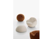 PALLA by ACERBIS - Poltrona in tessuto con pouf - 5