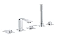 ALLURE NEW by Grohe - Set vasca a 5 fori con rosette separate
