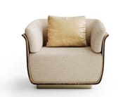 MON ALLURE WOOD by Capital Collection - Poltrona in tessuto e legno con braccioli - 2