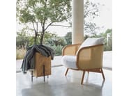 CORNELIUS by AMPM - Poltrona in vimini e tessuto con braccioli - 7